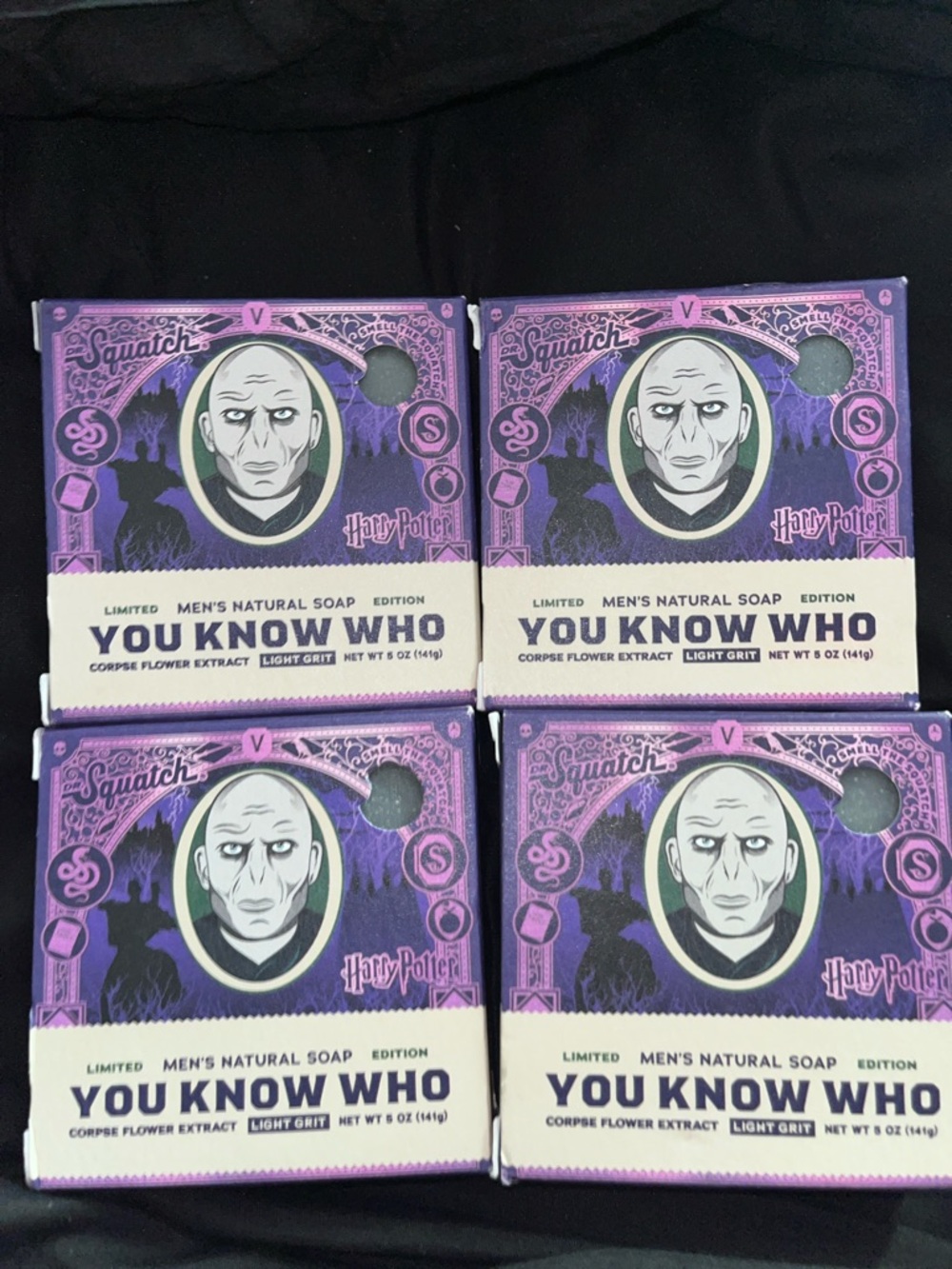 Dr Squatch Limited Edition HP Soaps- “You Know Who” NEW 4 bars!!